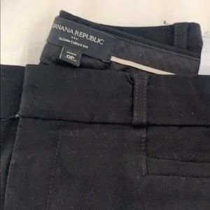 Banana Republic black trouser pants